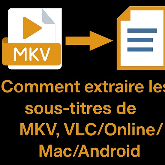 extraire les sous-titres de mkv vlc