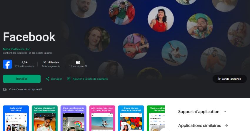 facebook application