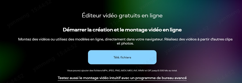 Site de suppression du son des vidéos - Simplified