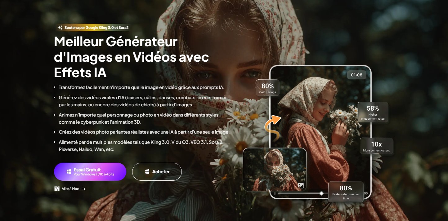 Edimakor : effets vidéo IA et fonctions de post-production vidéo courtes