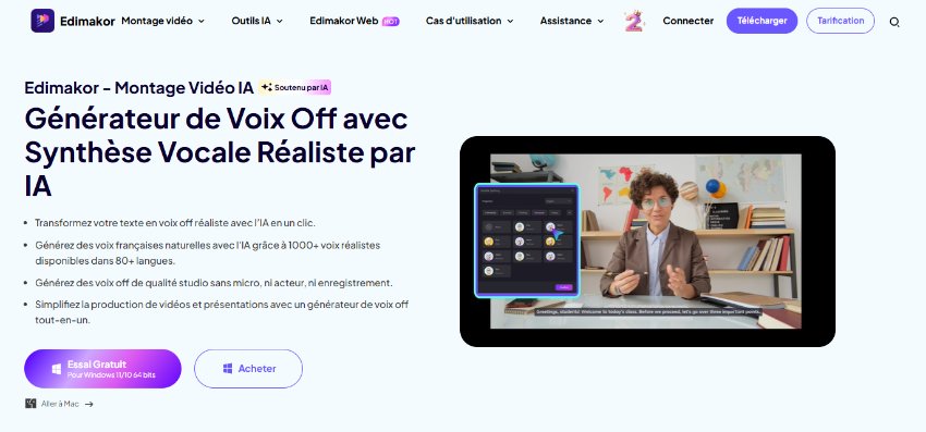 Hitpaw Edimakor meilleur elevenlabs alternative