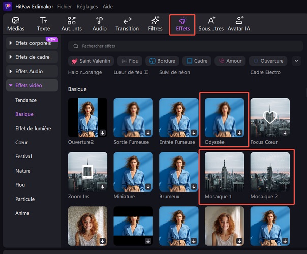 comment flouter une vidéo avec les effets hitpaw edimakor