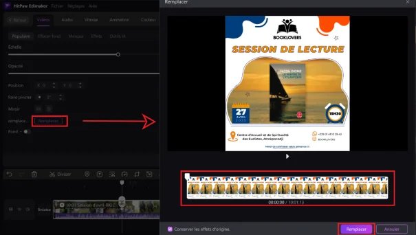 ajouter des images clés