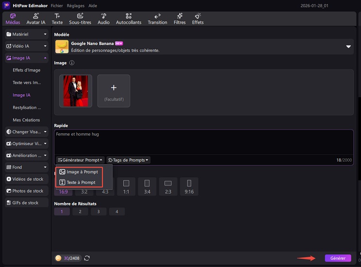 photos de mariée IA