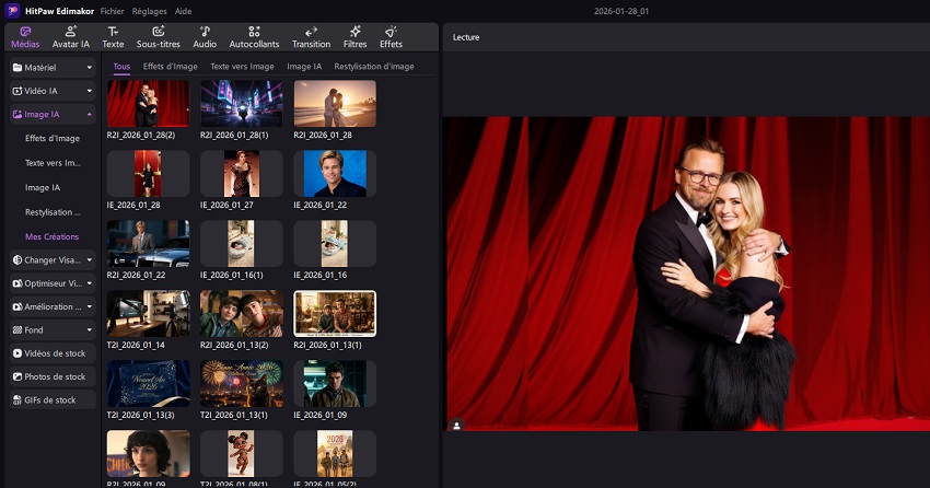 invite photo de mariage IA