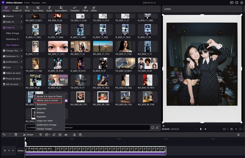 Edimakor AI Création de photos Polaroid par IA 5