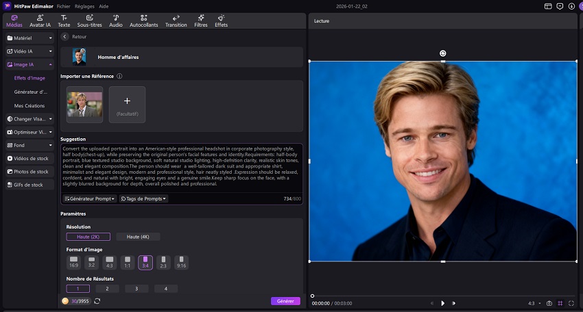 prompt gemini pour homme