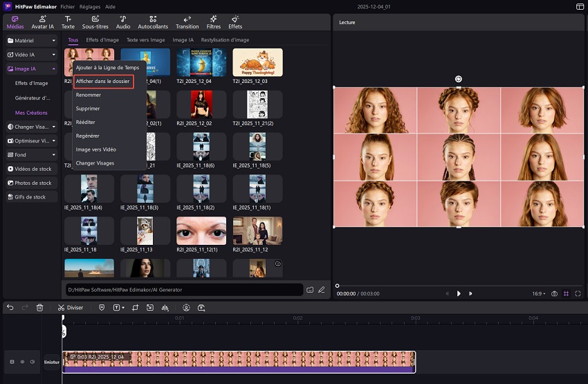 Comment créer une photo d’identité AI avec Edimakor 5