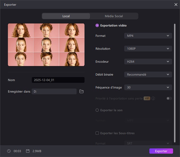 Comment créer une photo d’identité AI avec Edimakor 7