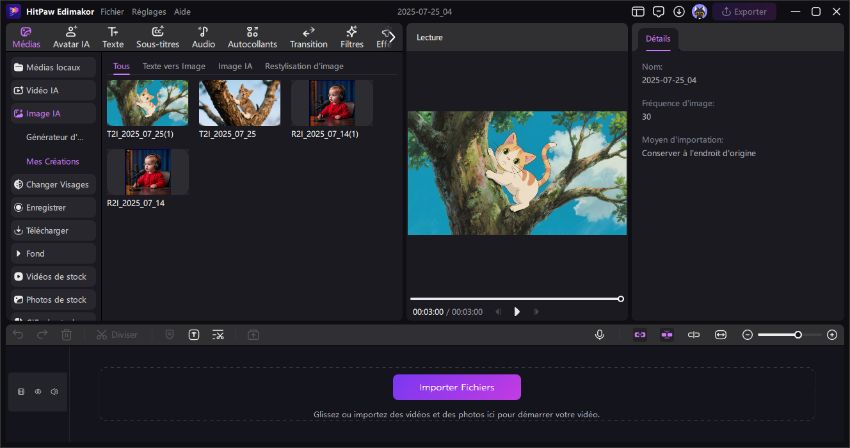 prompts ChatGPT d’édition photo HitPaw Edimakor 3