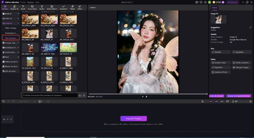 Transformer une image d'animal en image humaine avec edimakor ai