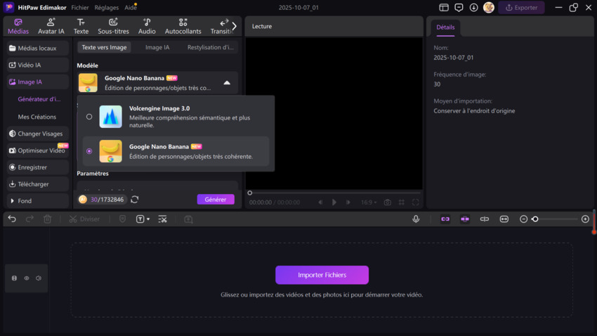 suggestion de texte en image ai