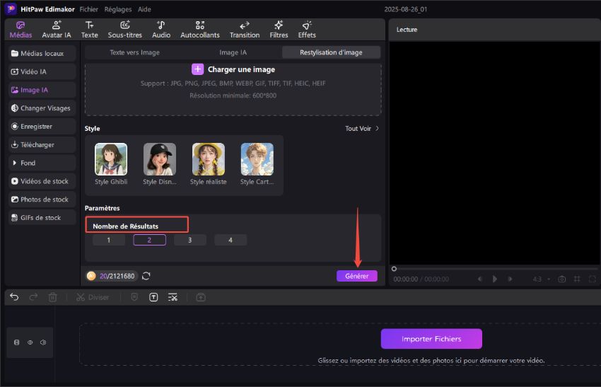 transformer une photo en cartoon en ligne