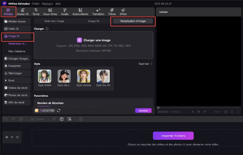 Restylisation d'Image