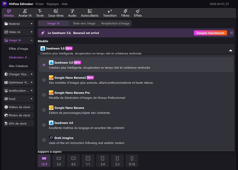 Edimakor Création de photos Polaroid par IA 2