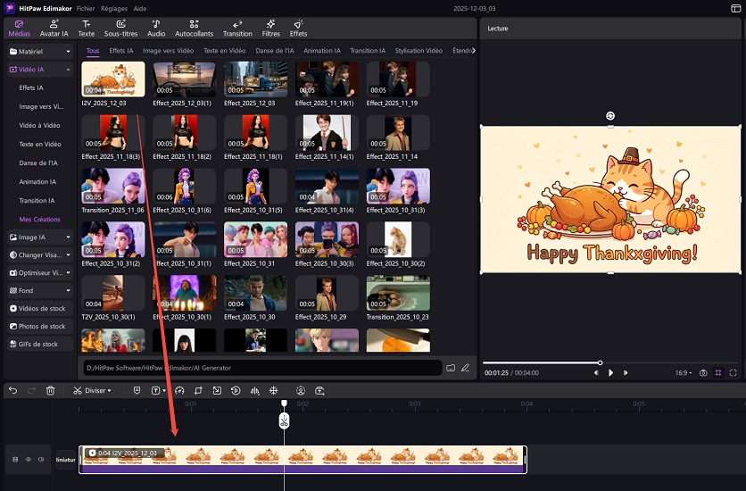 Créer des vidéos IA populaires 4