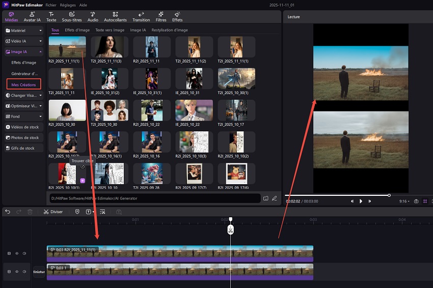 application changer le ciel d'une photo