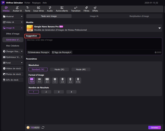 creer une carte de voeux avec ia 2026