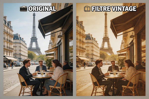 filtre vintage photo