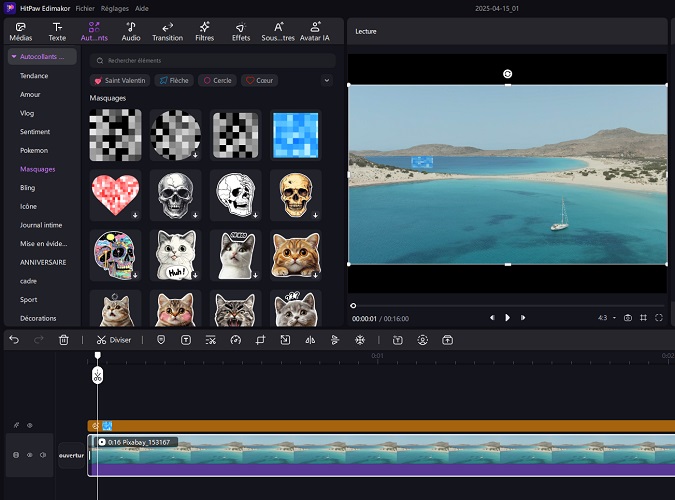 Comment mosaïquer une vidéo avec HitPaw Edimakor