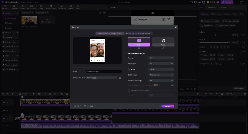 edit and download video