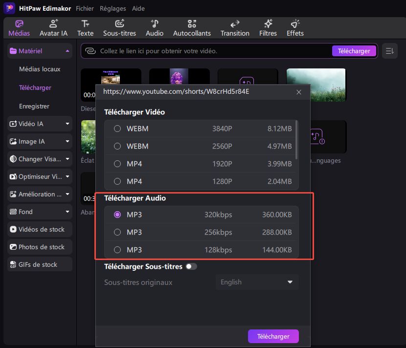 Edimakor application gratuite de lecture de musique, permet d'enregistrer de la musique.