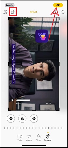le symbole de rotation
