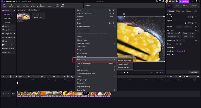 couper vidéo gratuit avec ia