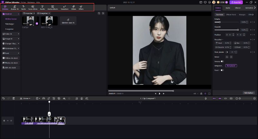 découpage automatique vidéo