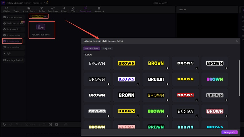 générateur sous titres automatiques instagram