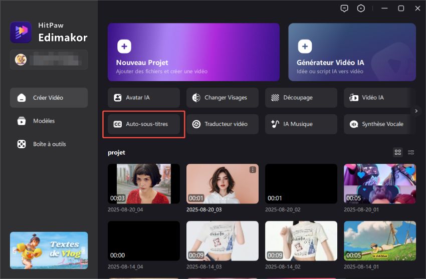 Edimakor code en dur et intègre les sous-titres à la vidéo