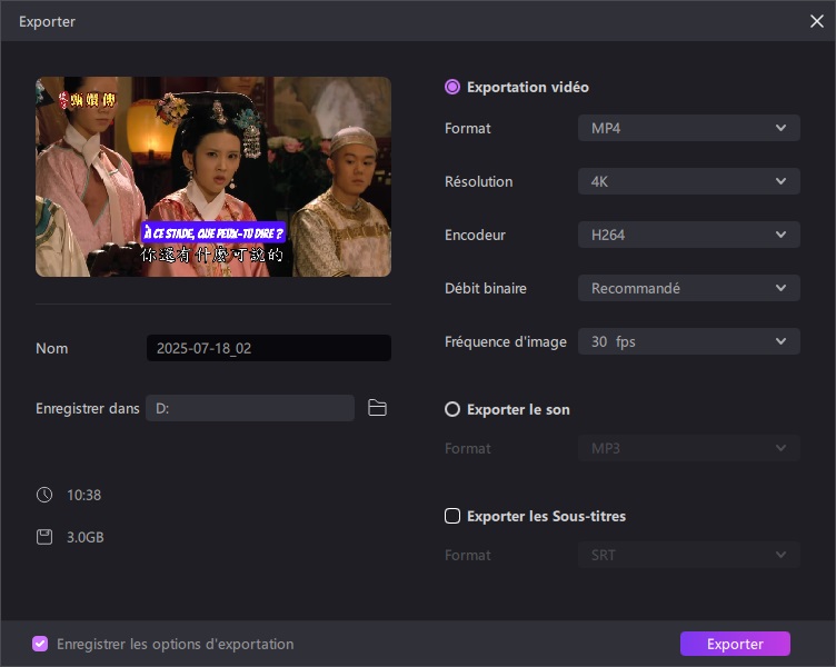 extraire traduire une vidéo facebook