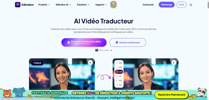 traducteur vocal avec IA