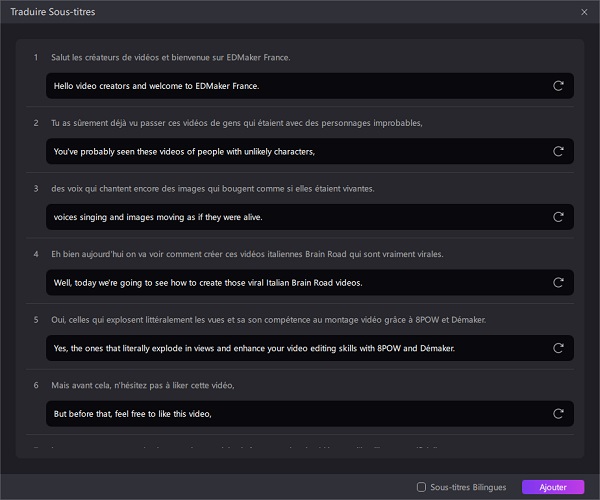regarder double sous-titres 9