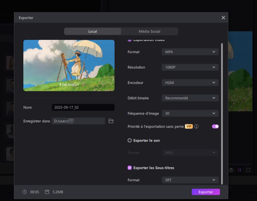 transcrire audio en texte mac
