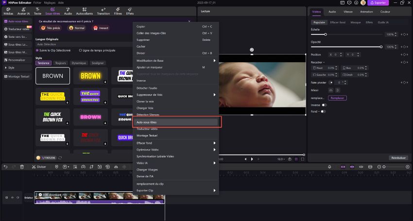edimakor mac audio en texte