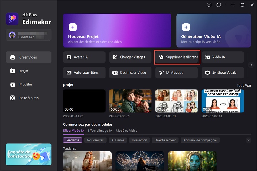 supprimer gratuitement le filigrane Snapchat