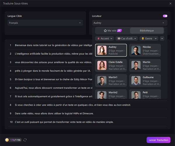 edimakor traduire vidéos