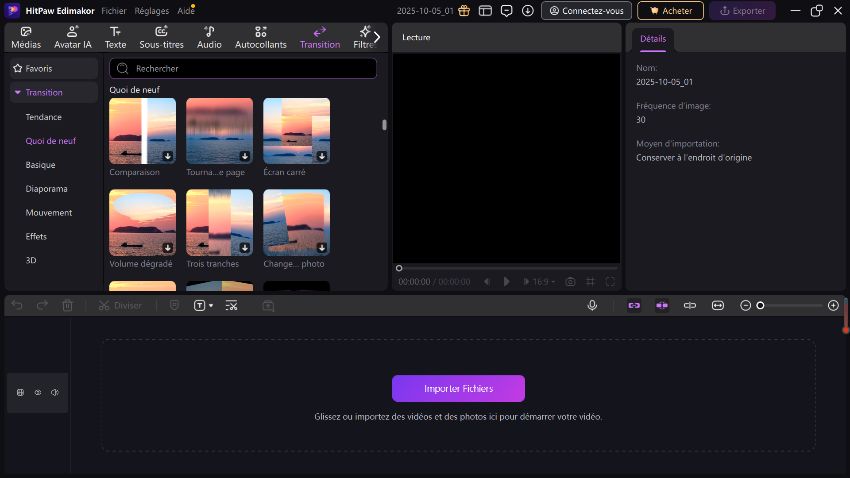 Edimakor transitions