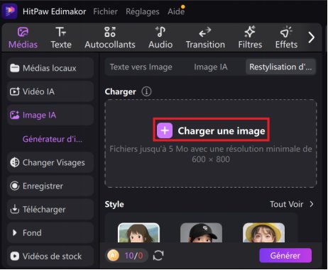 Charger une image