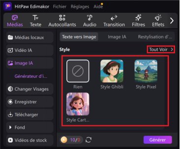 les styles de l’image