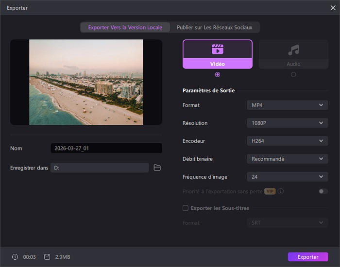 Exporter photo vintage