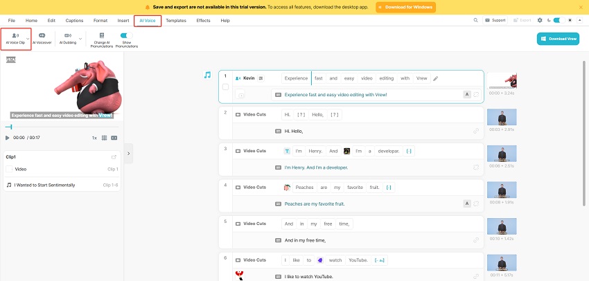 Mode d'emploi du logiciel d'édition vidéo Vrew