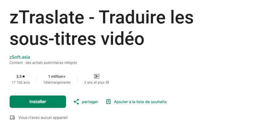 google ztranslator