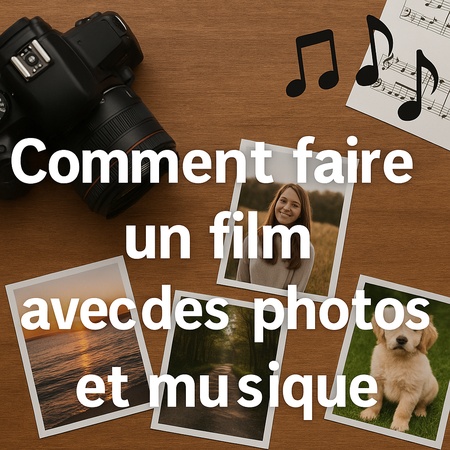 faire un film avec des photos et musique