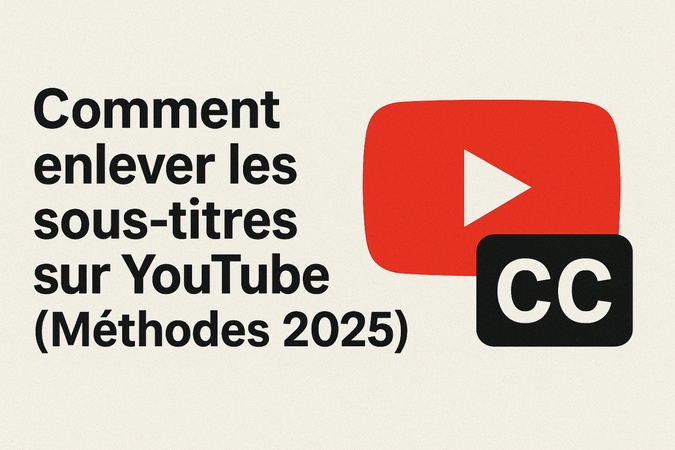 comment enlever les sous titres sur youtube