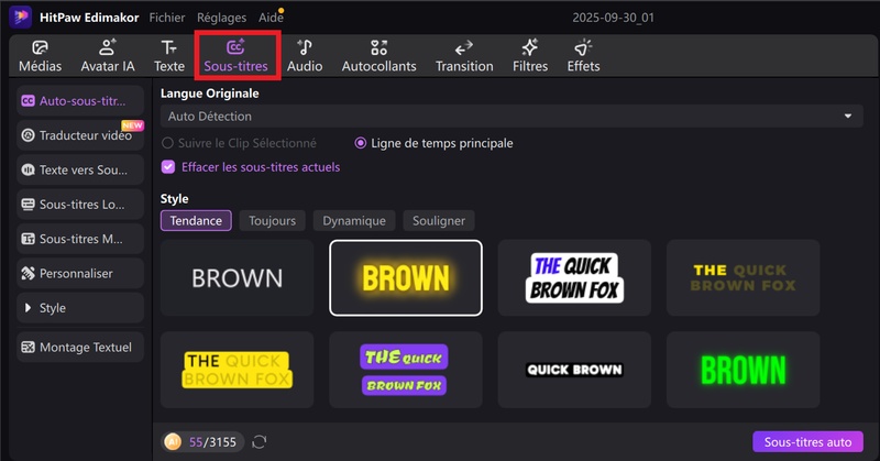 mettre les sous titres en français sur youtube avec Edimakor