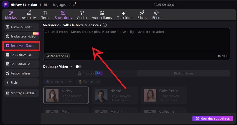 mettre les sous titres en français sur youtube avec Edimakor