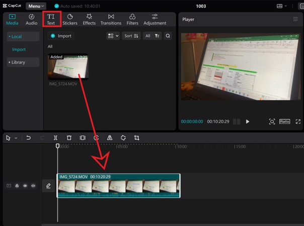 Créer des sous titre automatique capcut