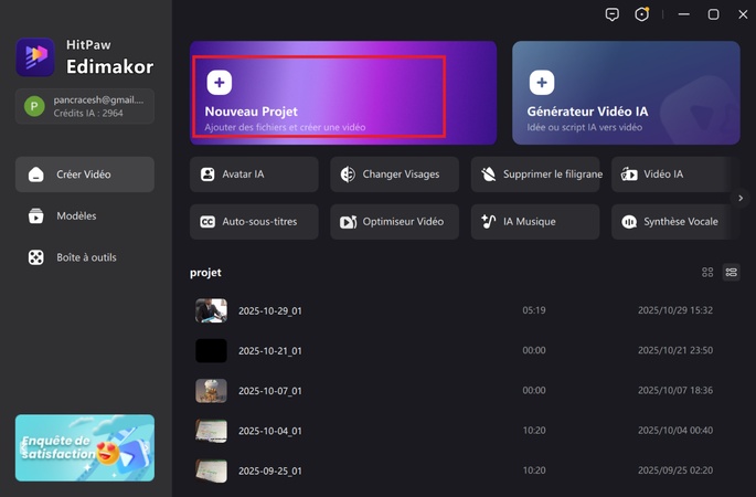 accélérer une vidéo sur edimakor